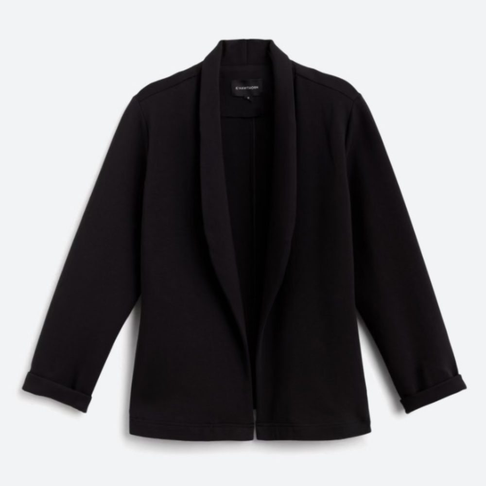 41 Hawthorn Kamila knit blazer- Black
